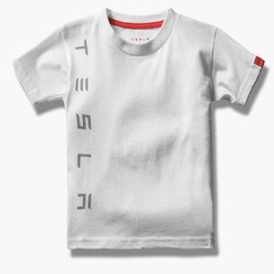 TESLA racing stripe tee - HELLA SOFT